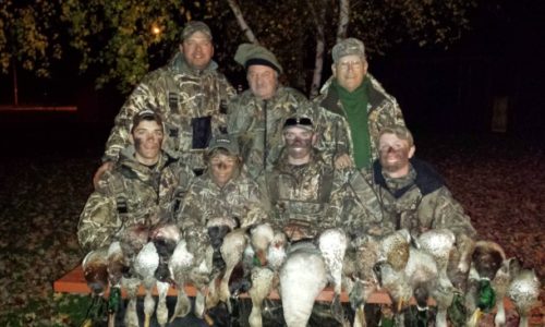 Duck hunting at Cozy Corner Cottages in Onalaska, Wisconsin