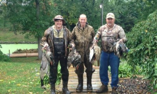 Duck hunting at Cozy Corner Cottages