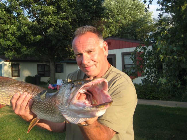 Northern Pike caught at Cozy Corner Cottages